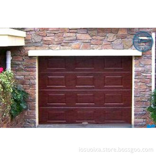 Woodgrain Sectional Insulated Garage Doors Automatic With F